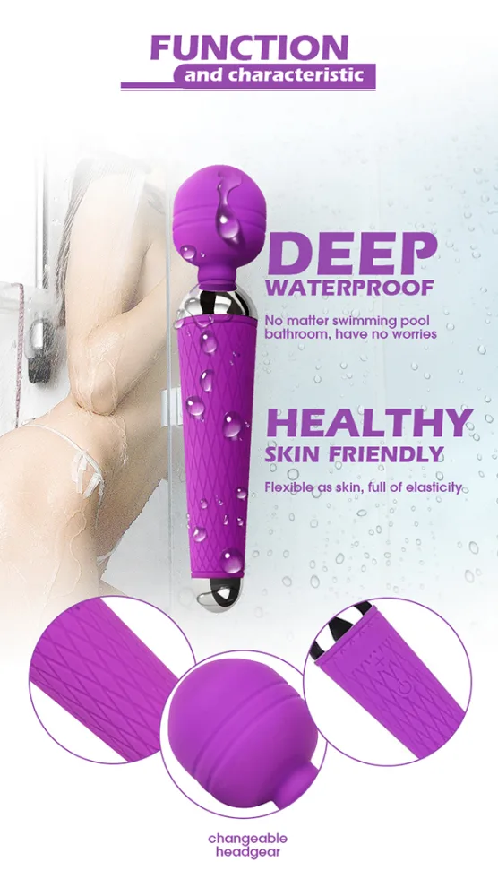 Mini Style 10 Mode Powerful Vibrating Massager for Women — hình 3