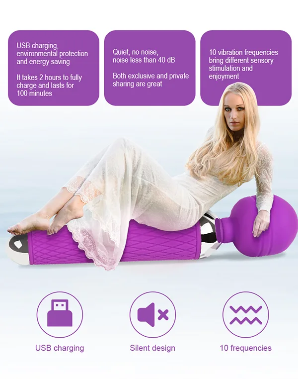Mini Style 10 Mode Powerful Vibrating Massager for Women — hình 4