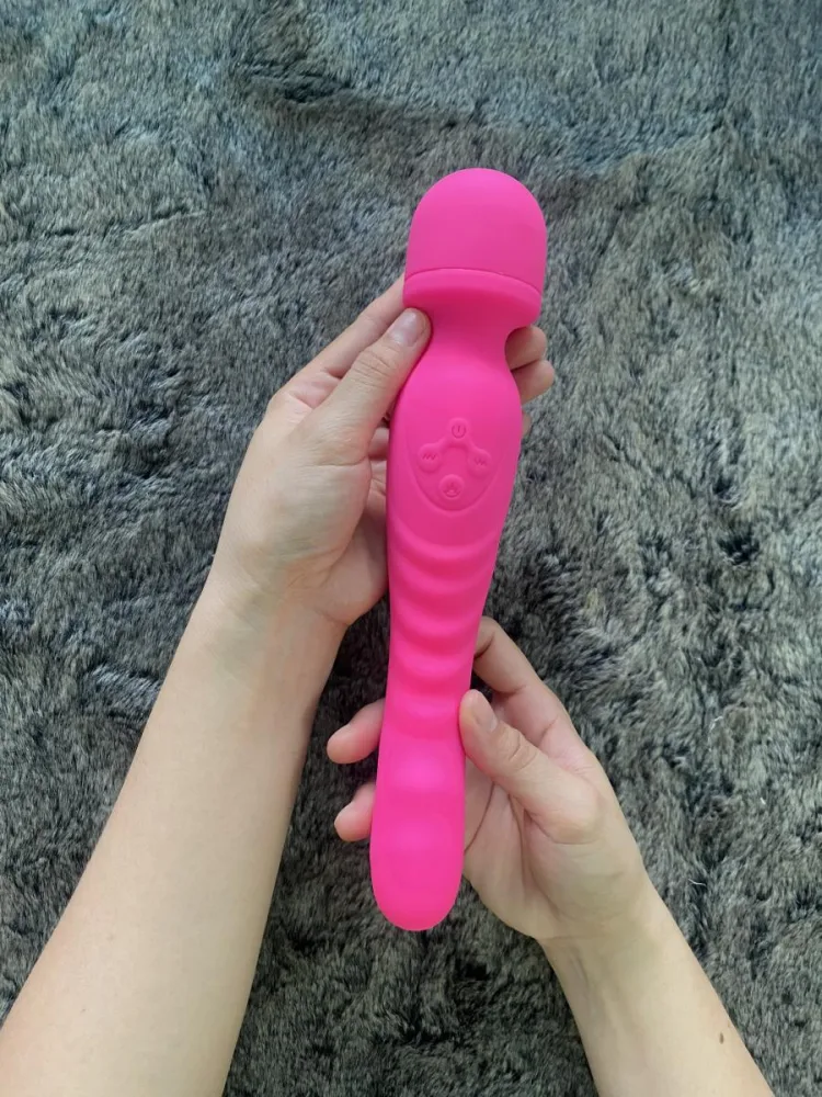 Double Ended Rechargeable Vibrating Wand Waterproof Silicone — Exceptional Features and Premium Quality