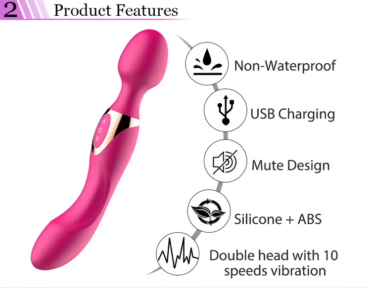 Passion Love Double Ended Curve G-Spot Vibrator Smart — hình 2