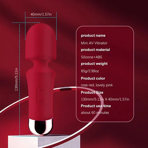 AV Mini Vibrator 10 Frequency Intense G-Spot Stimulator — hình 3