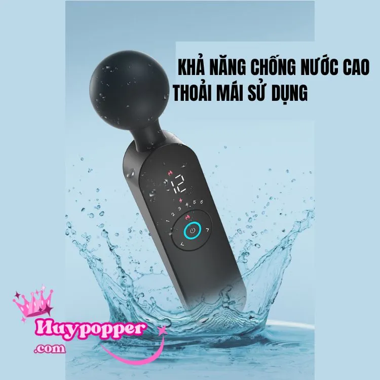 Eagle 12-Speed Heated Vibration Massage Wand Lightweight Toy — hình 7