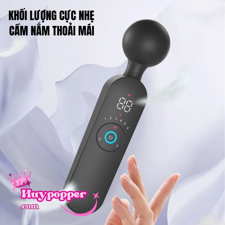Eagle 12-Speed Heated Vibration Massage Wand Lightweight Toy — hình 3