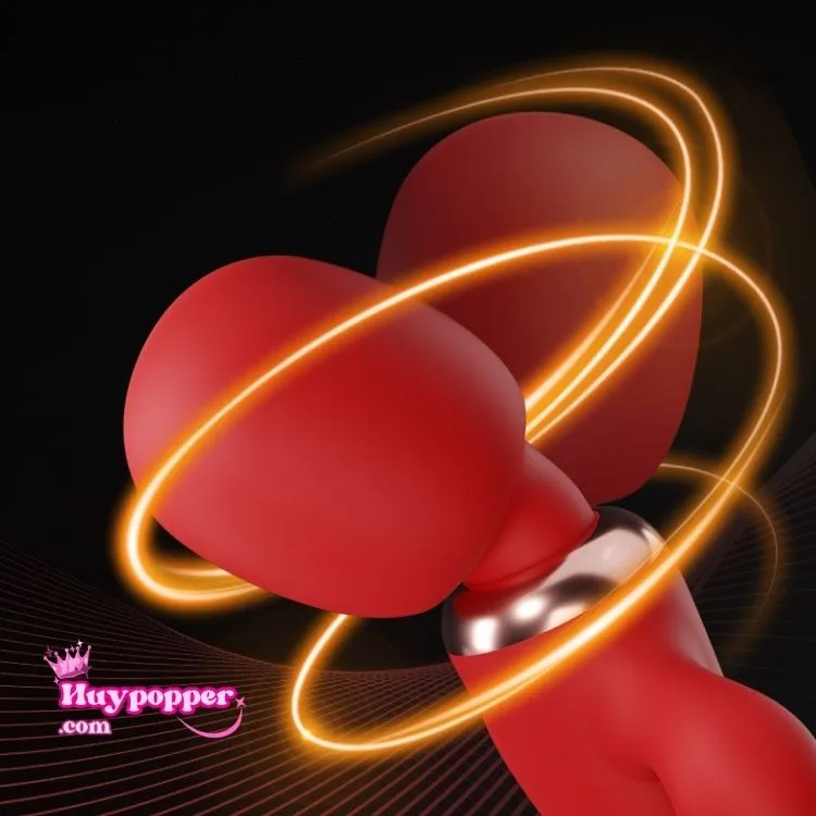 Flora Love Wand Dual Head Rabbit Clitoral G-Spot Stimulator — Convenient Rechargeable Battery & User-Friendly Features