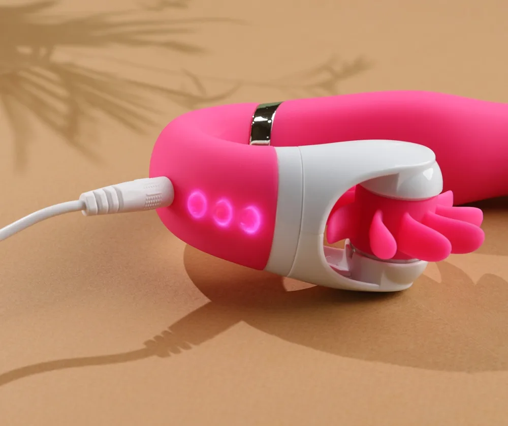 CHI 12 Mode Heat Rotation Tongue Massager Soft ABS — Innovative 12-Tongue Design with 360 Rotation for Surreal