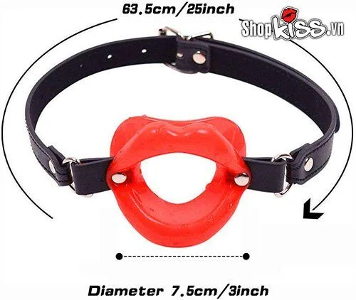 Bondage Mouth Gag BDSM Oral Play Accessory — hình 5