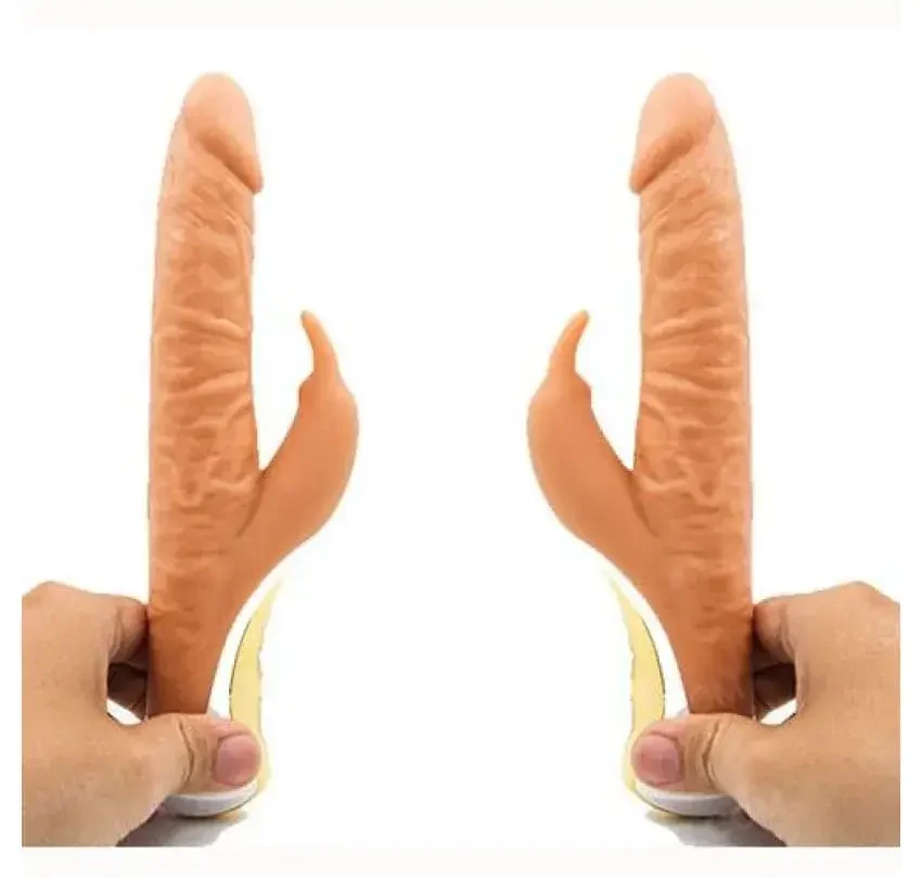 Realistic Large Skin Tone Male Dildo DV44 Soft Silicone — hình 3