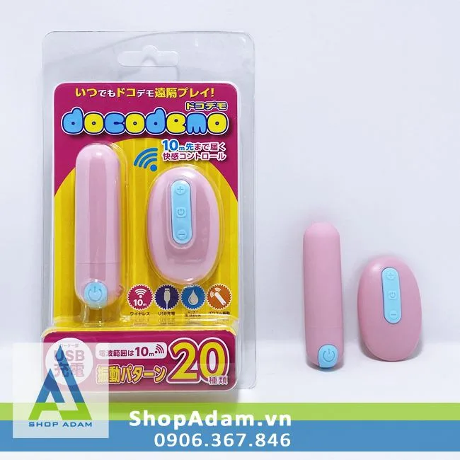 Docodemo Ultra Strong Remote Control Vibrating Panty Toy