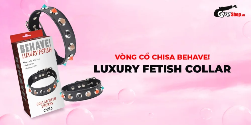 Chisa Behave Luxury Spiked Fetish Collar BDSM Accessory — Easy Care & Usage Instructions