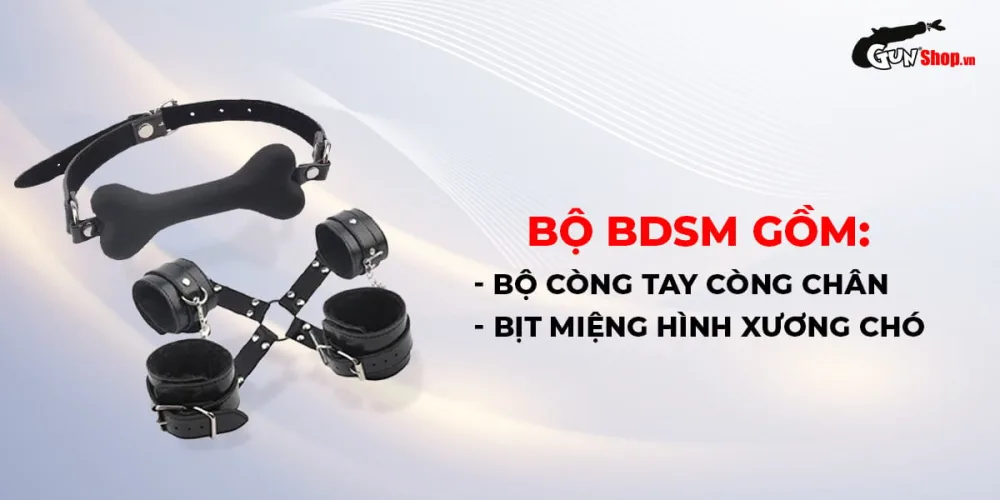 Chisa Behave Luxury BDSM Restraint Set Fetish Adult Play Kit — hình 2