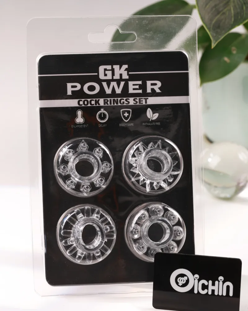 Chisa GK Power Textured Penis Ring for Enhanced Pleasure — hình 5
