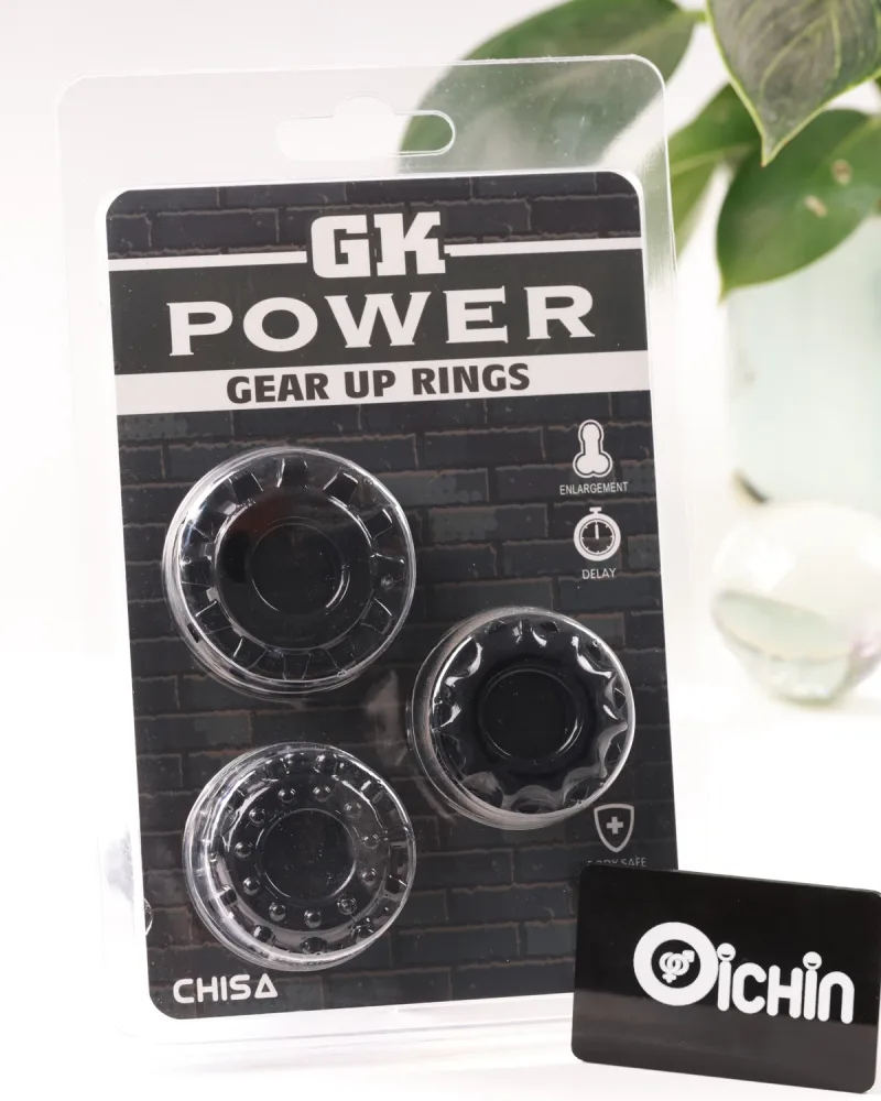 Chisa GK Power Textured Penis Ring for Enhanced Pleasure — Multiple Versions for Tailored Experiences