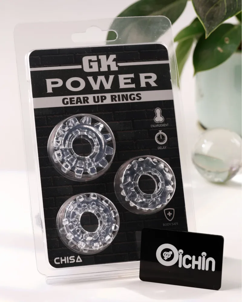 Chisa GK Power Textured Penis Ring for Enhanced Pleasure — hình 4