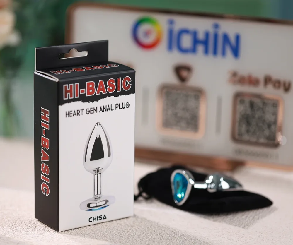 Chisa Hi-Basic Heart Base Stainless Steel Anal Plug — hình 4