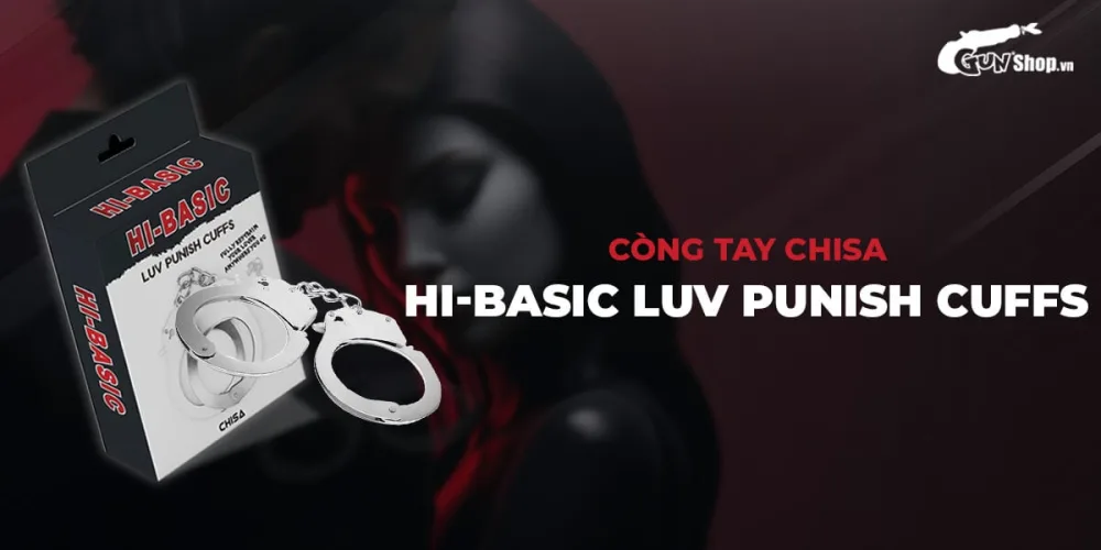 Chisa Hi Basic Luv Punish BDSM Metal Handcuffs Set — Safe and Stylish for Intense Play