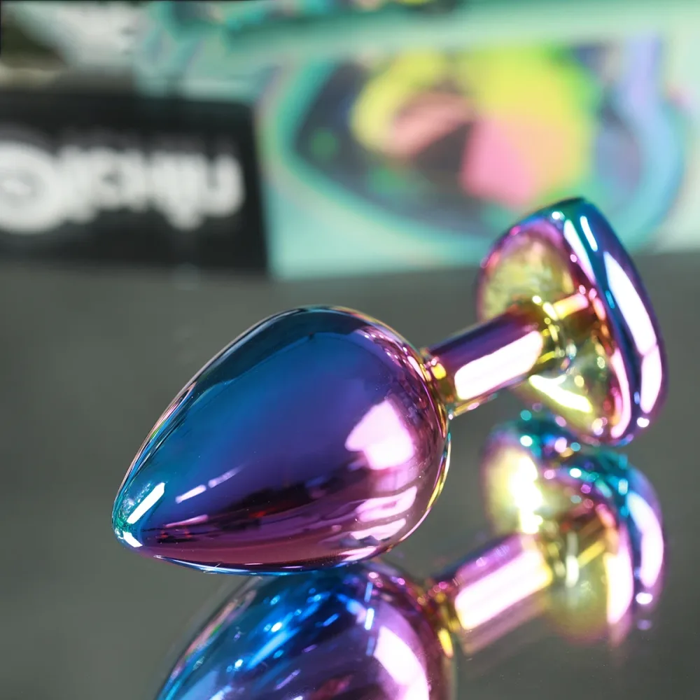 Chisa Matrix Mont Luxury Stainless Steel Butt Plug Shiny — hình 2