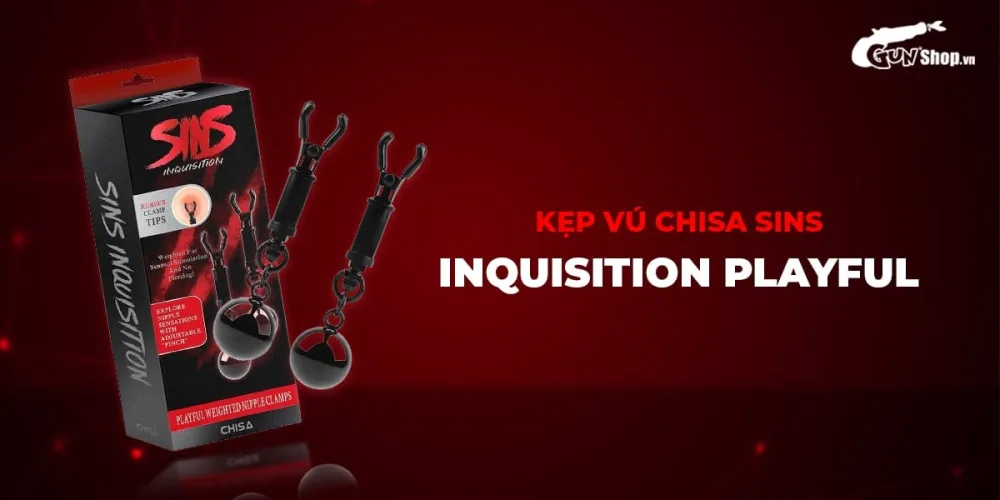 Chisa Sins Weighted Nipple Clamps for Intense Stimulation — Premium Materials & Design