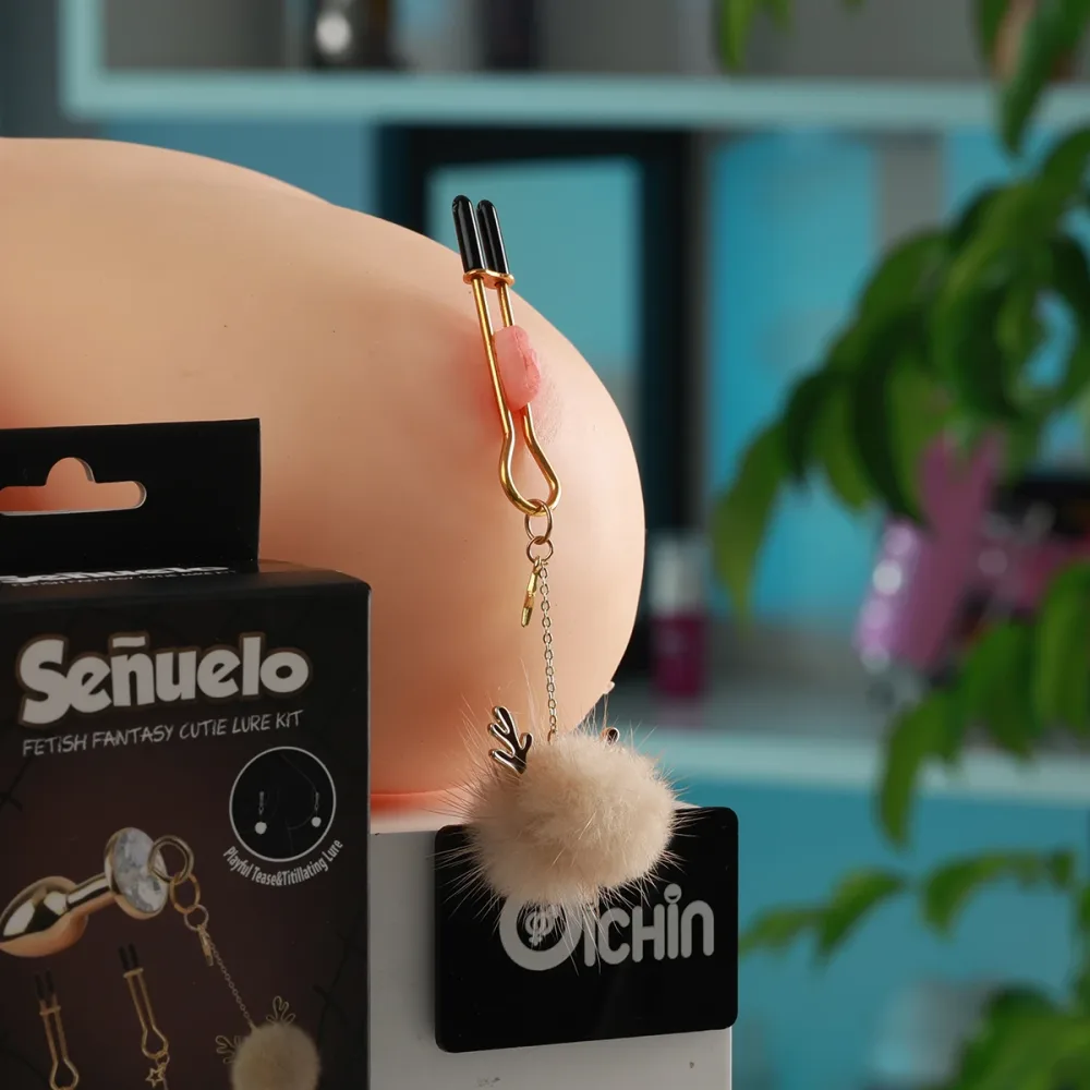 Chisa Senuelo Fetish Fantasy Nipple Clamps & Butt Plug — Unique and Elegant Design