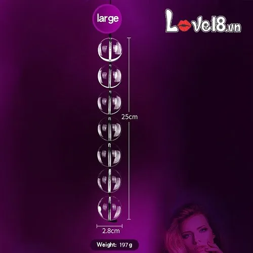 Glass Bead Anal Massage Set Premium Transparent Safe For Gay — Premium Quality & Design