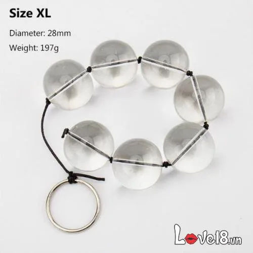 Glass Bead Anal Massage Set Premium Transparent Safe For Gay — Versatile Use for Everyone