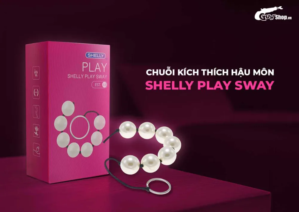 Shelly Play Sway Anal Beads 24mm Relaxing Pleasure Toy