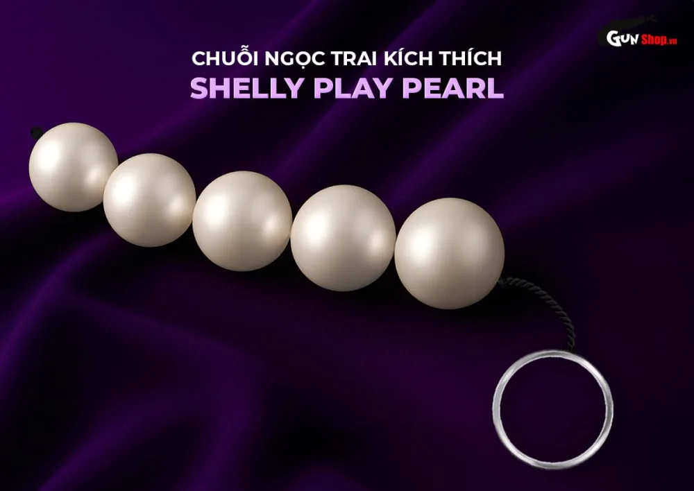 Shelly Play Pearl Beads Anal Stimulator Safe Pleasure