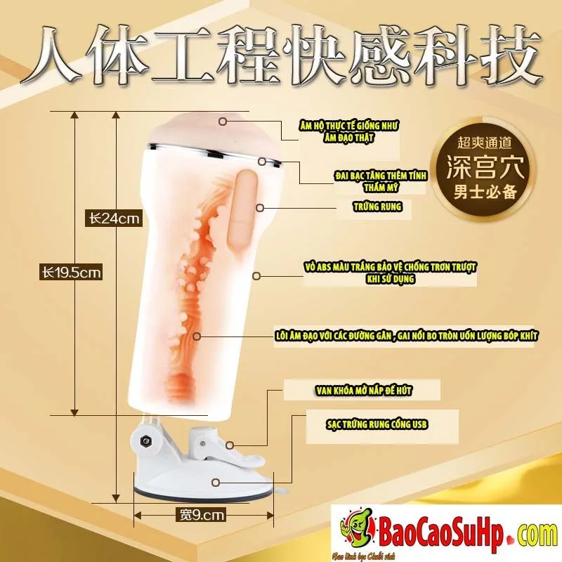 AK-HOT White Rose Vagina Masturbator Rigid Silicone Japan — hình 9