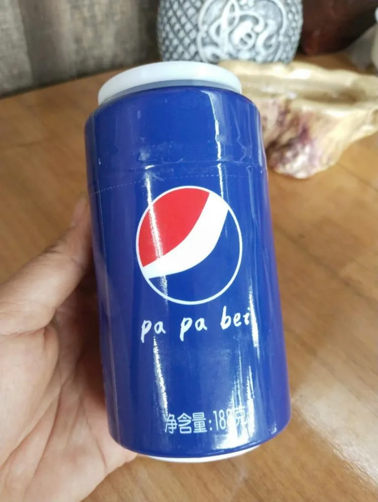 Pepsi Can Disguised Silicon Male Masturbation Cup 12.5x6.5cm — Easy to Use & Maintain