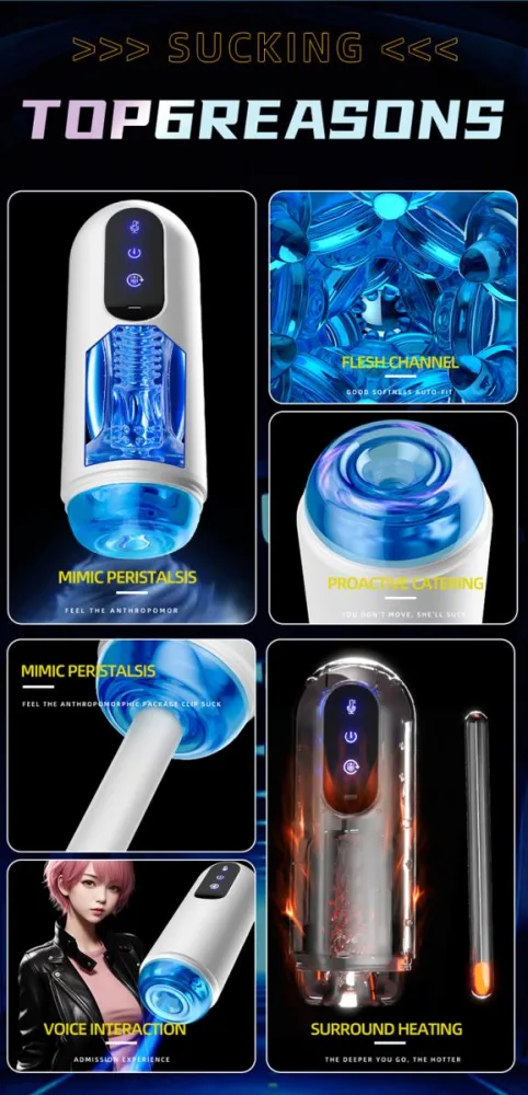 Japanese Automatic Heating Suction Cup Vibrator — Easy Maintenance and User-friendly Controls