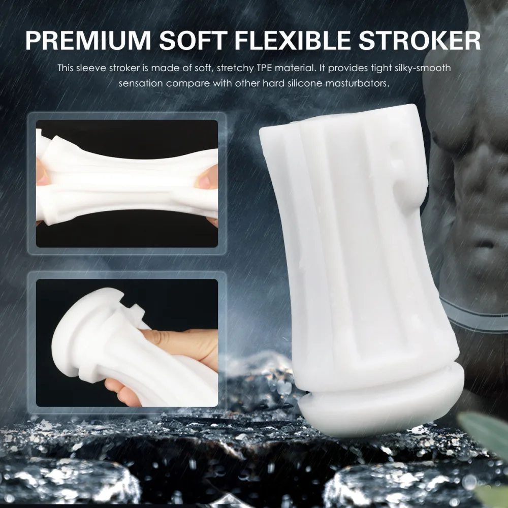 7 Mode Rubbing Flashlight Masturbator Male Sextoy — hình 3