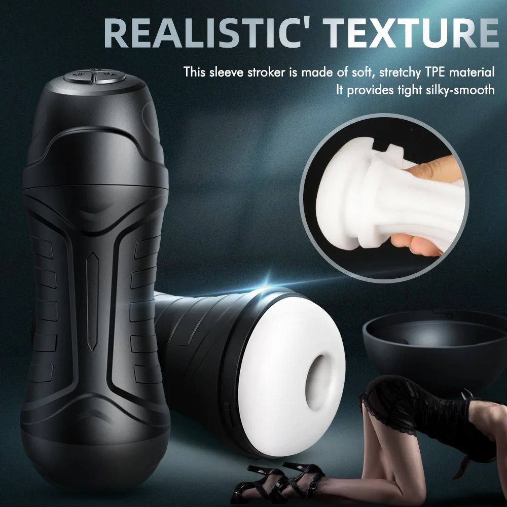7 Mode Rubbing Flashlight Masturbator Male Sextoy — Premium Design & Durable Material