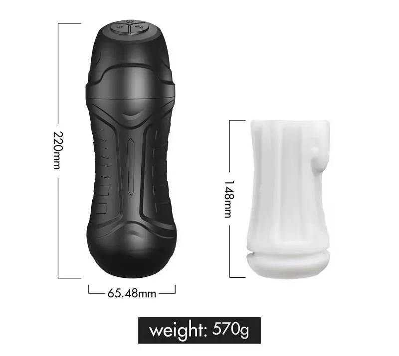 7 Mode Rubbing Flashlight Masturbator Male Sextoy — hình 5