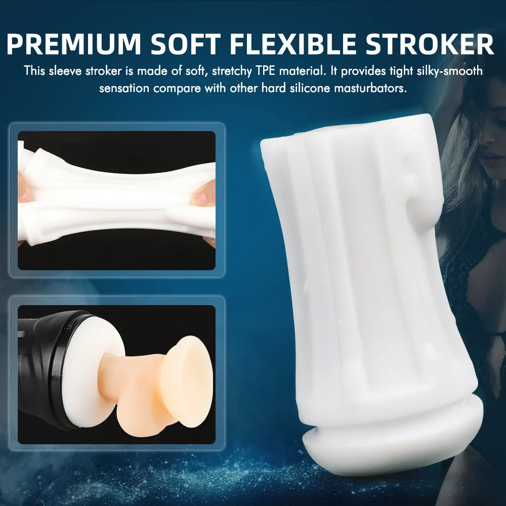 7 Mode Rubbing Flashlight Masturbator Male Sextoy — hình 6