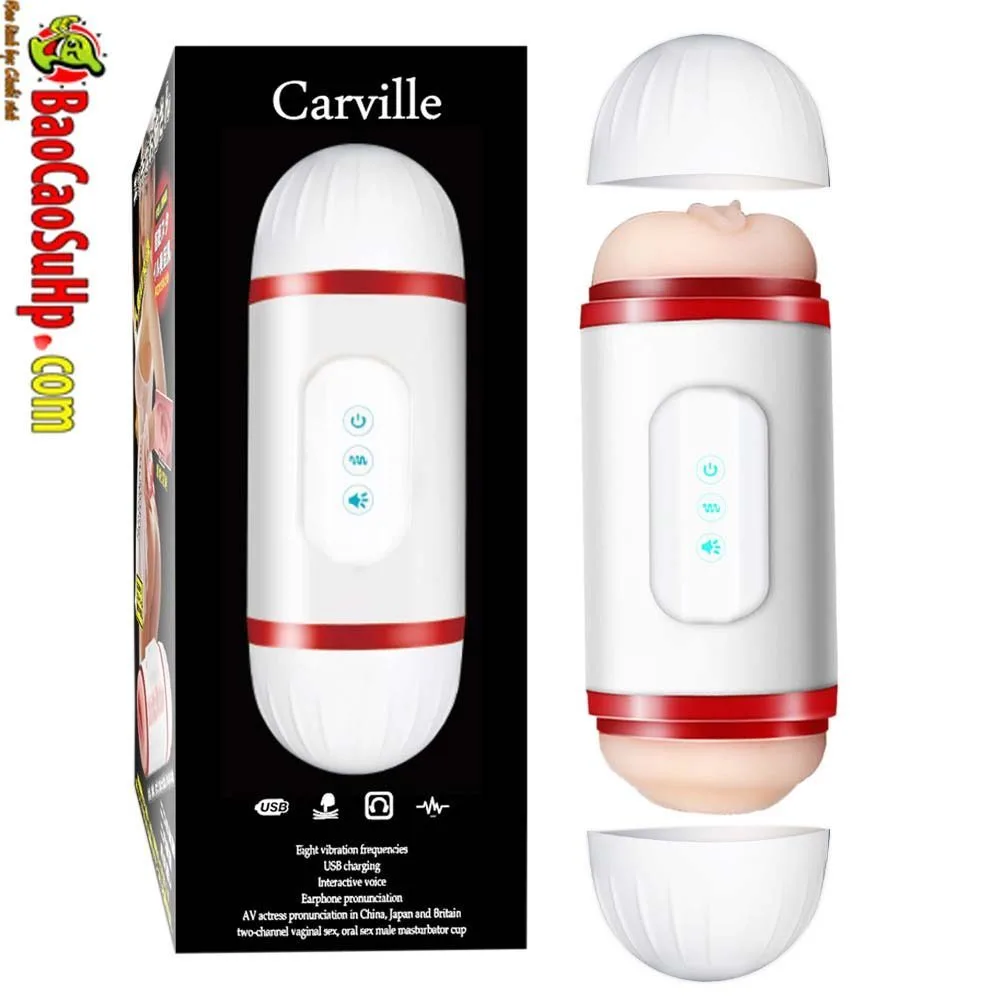 Cavill Compact Double-Ended Masturbation Cup Vibrating Toy — hình 3