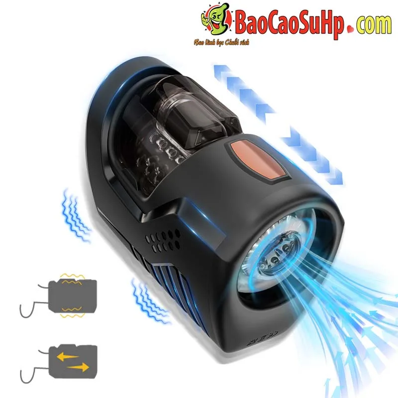 Black QiaRan Auto Suction Space Cup Advanced Technology — This innovative device merges advanced mechanical