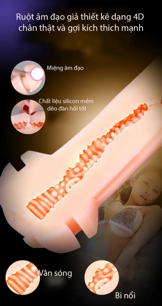 Automatic Squeeze Vibrating Realistic Male Masturbator — Realistic 4D Texture with Perfect Tightness and Elasticity