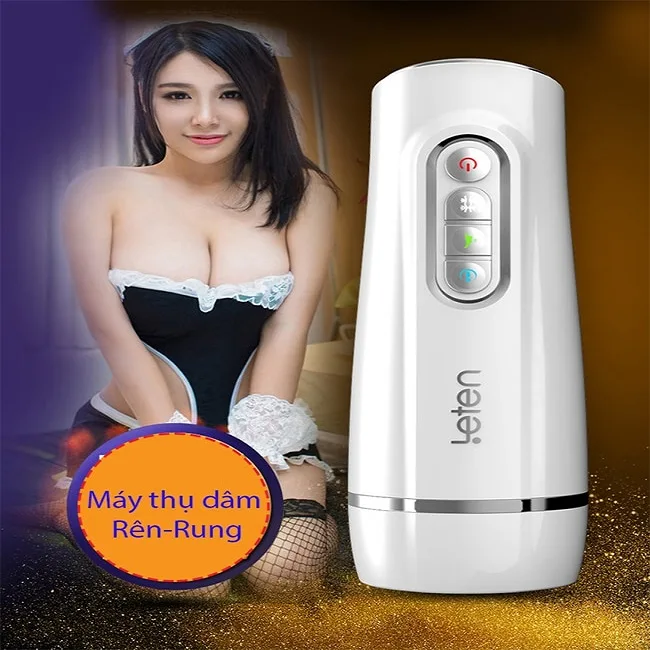 Automatic Squeeze Vibrating Realistic Male Masturbator — Crafted by the renowned brand Leten, this high-end sex toy