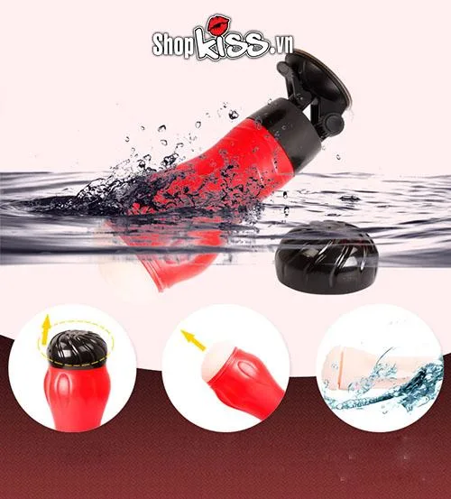 12-Mode Suction Anal Masturbation Cup High-Quality TPR ABS — hình 6