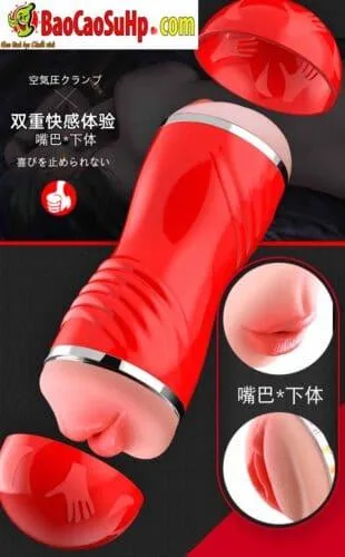 Long Menstrong 5D Dual-End Masturbation Cup Realistic Tight — hình 3