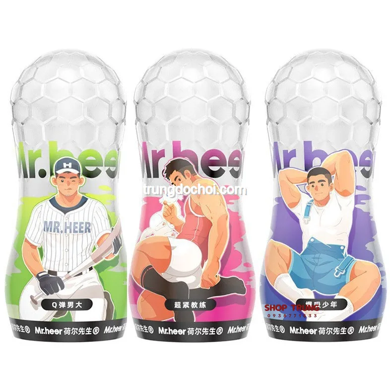 Mr Heer Transparent Masturbation Cup with Sexy Guys — Perfect for singles or anyone looking to add excitement to