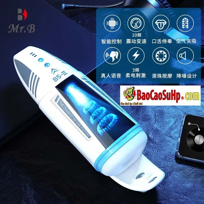 MrB 5 Patrick Automatic Vibrating Suction Cup Male — hình 7