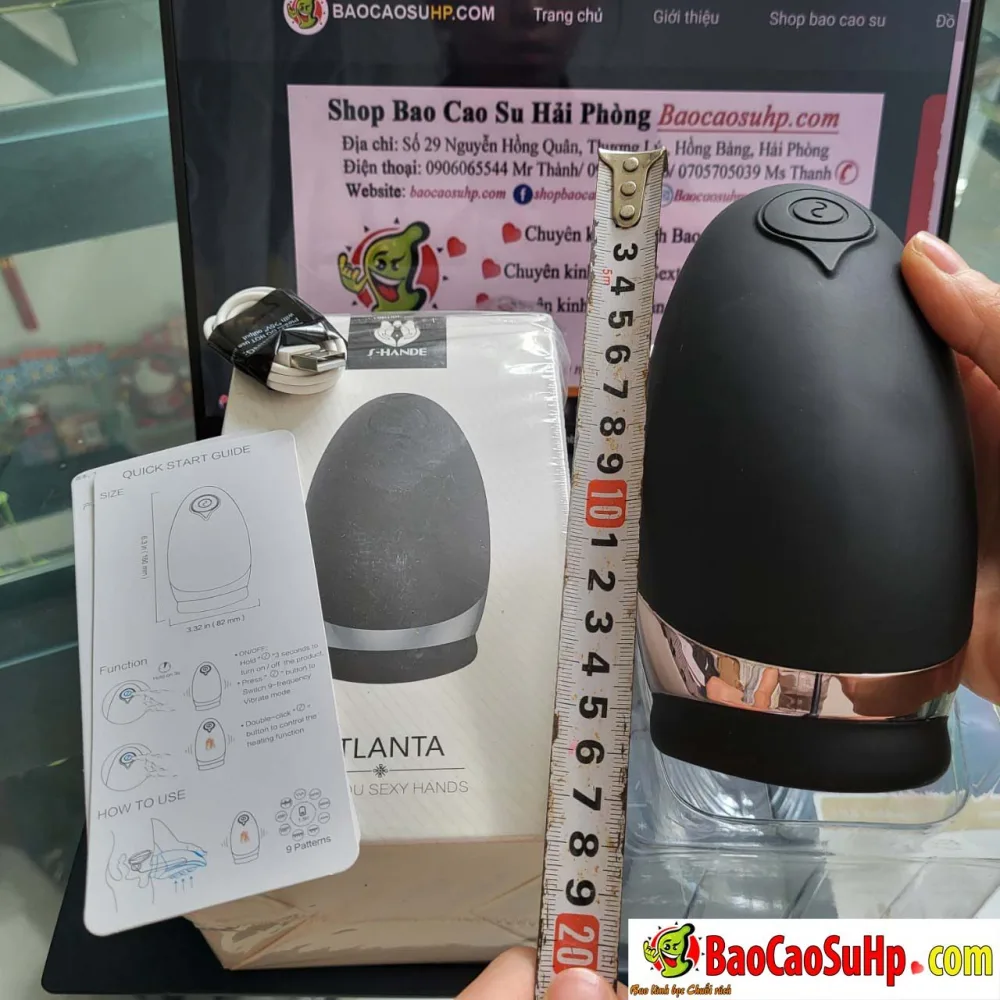 Shande S329 Atlan Warming Multi-Mode Male Masturbator — hình 4