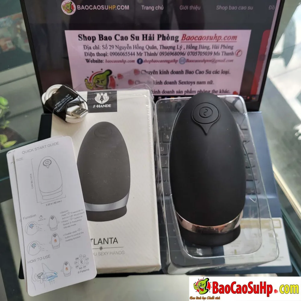 Shande S329 Atlan Warming Multi-Mode Male Masturbator — hình 2