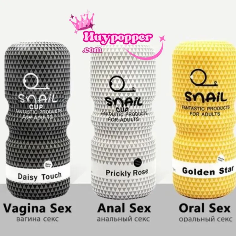 Snail Male Masturbation Cup – Soft Silicone, Reusable — Premium Features Explained
