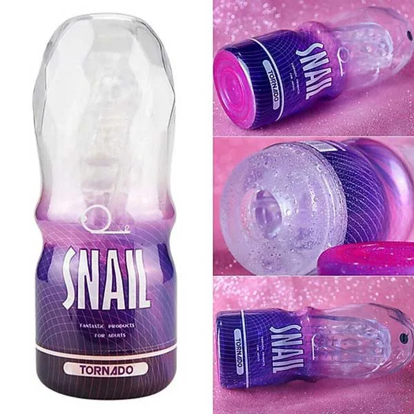 Silicone Snail Cup Male Masturbator Soft Realistic Texture — Safe, Comfortable, and Easy to Use