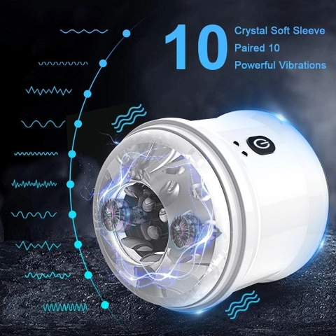 Aircraft Cup Auto Masturbator 10 Vibration Modes Strong — hình 2