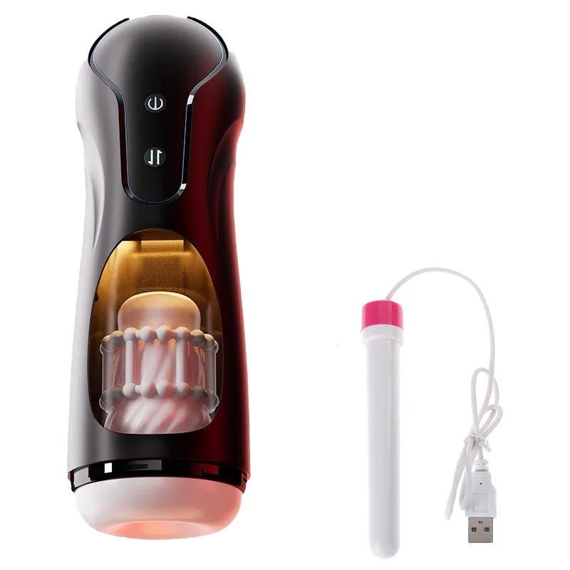 Auto Heating Thrusting Masturbator with Vibrations — Easy to Use and Maintain
