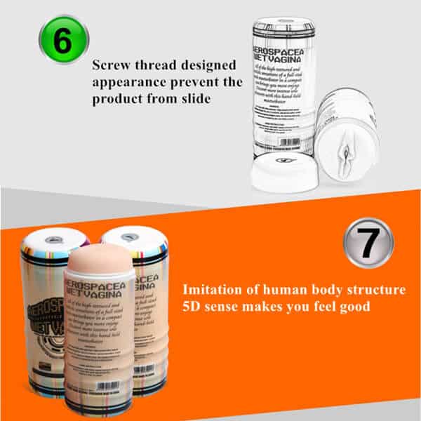 AD13 Silicone Ultimate Realistic Male Masturbation Cup — hình 3