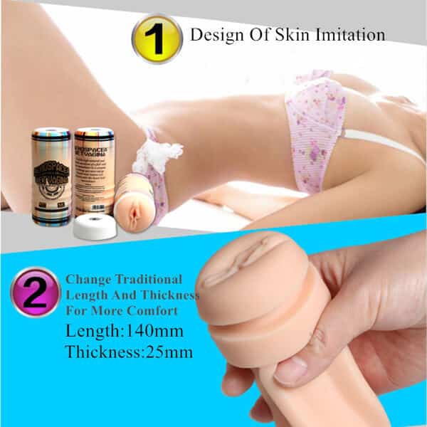 AD13 Silicone Ultimate Realistic Male Masturbation Cup — This versatile design allows smooth, pleasurable movements