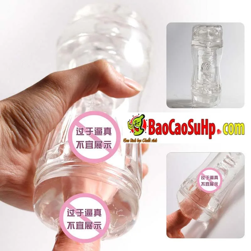 Rory Transparent Double Ended Twisted Masturbator — hình 3